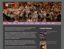 Tablet Screenshot of brassbandschoonhoven.nl